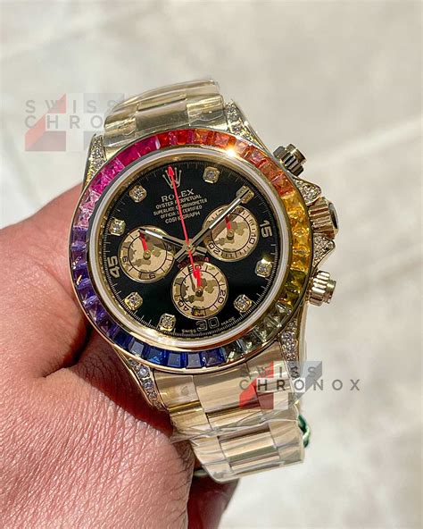 rolex watches daytona rainbow replica|Rolex daytona rainbow 2022.